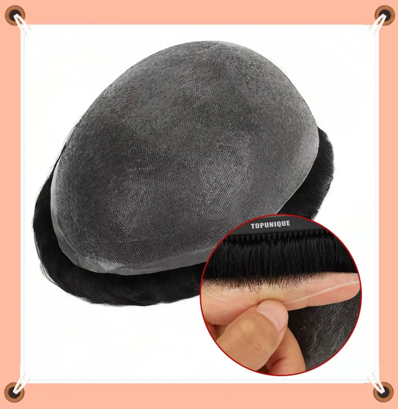 

TUS01 Супертонкая система волос из полиуретана 0.04 мм, ультрареалистичная линия роста волос, парик из натуральных волос, система волос на супертонкой полиуретановой основе 0.03-0.04 мм