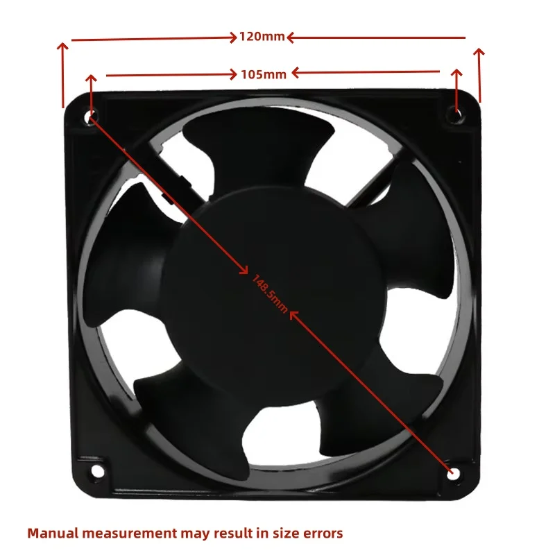 Original 12038 220V DP200A 2123XBL 2PIN Smoking And Heat Dissipation Cooling Fan 0.14A