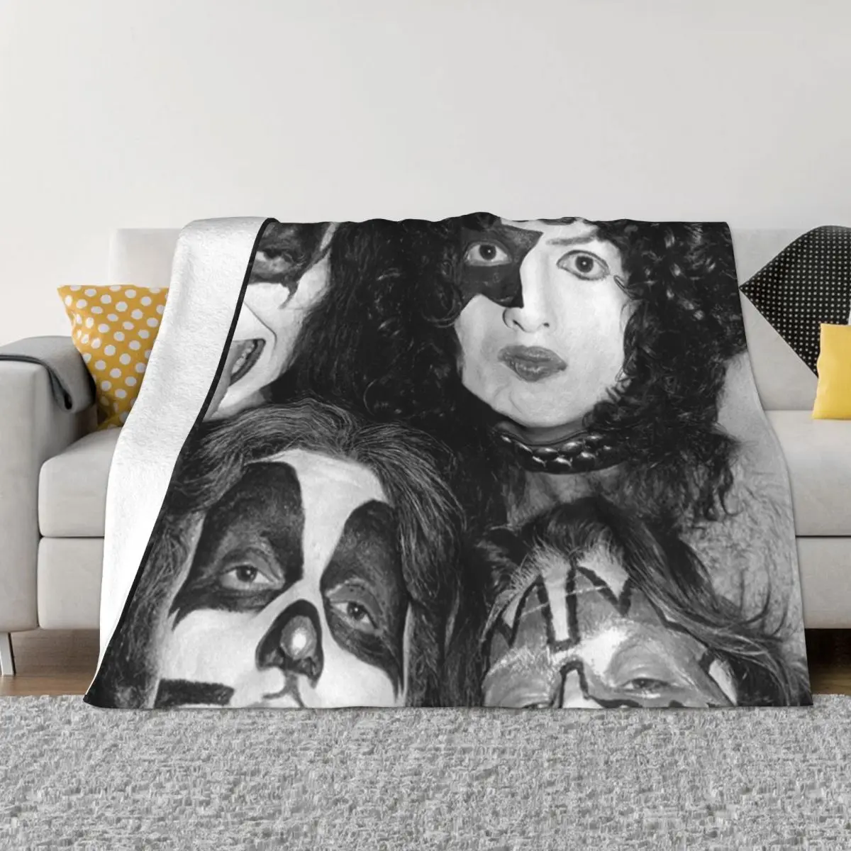 

Одеяло Kiss Band 00789, одеяло для кровати, диван-кровать, одеяло для дома и украшения, одеяло