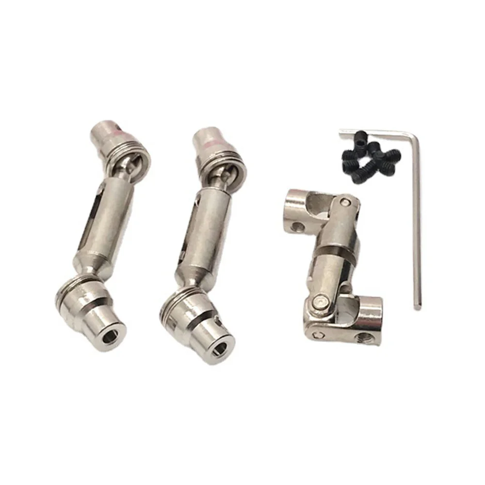 3 uds eje de transmisión de Metal CVD para B16 B36 Q60 Q63 Q64 MN77 FY004 6WD 6X6 1/16 RC piezas de mejora de coche