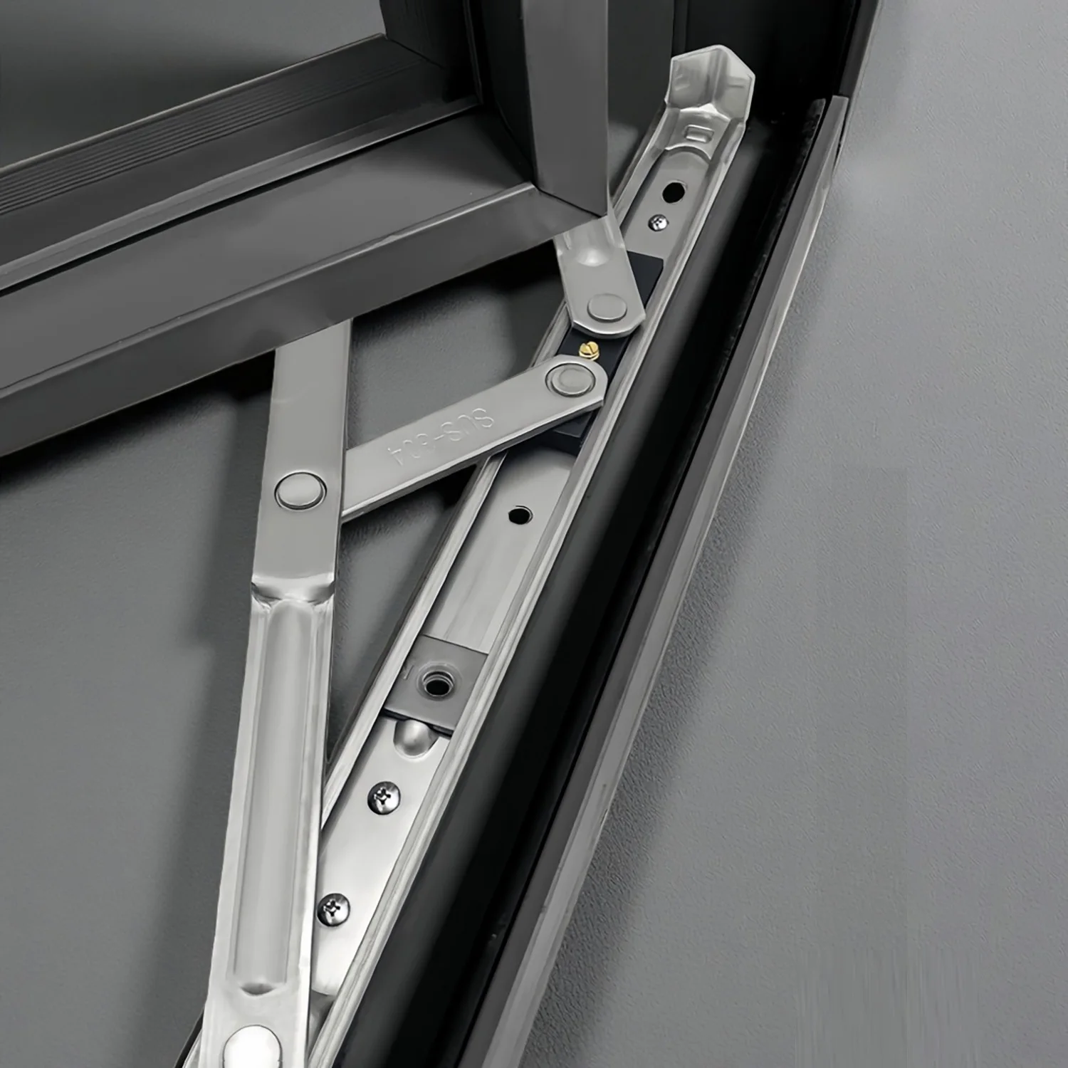 2Pcs 304 Stainless Steel Casement Window Wind Brace Friction Hinge Stay Top Hinged Restrictors
