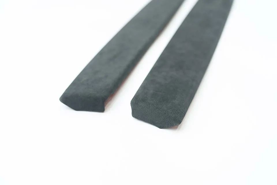 Für Tesla Modell 3 Modell Y 2020-2024 Alcantara Material Wildleder Hergestellt Dashboard Abdeckung Tür Trim Auto Innen Dekoration zubehör – Detail 9