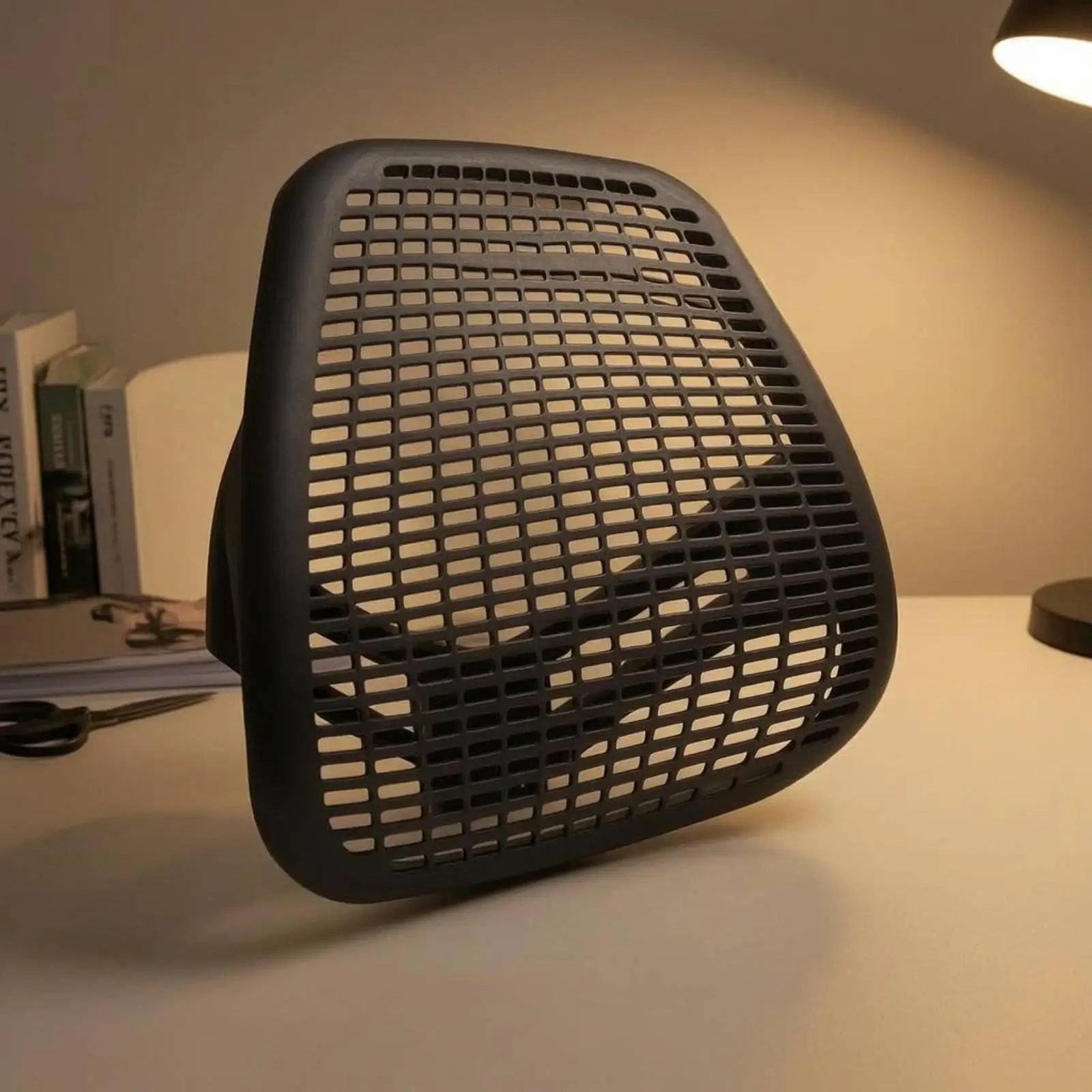 Fitness Bike Rear Pad Rounded Rectangular Mesh Rear Pad Dark Gray