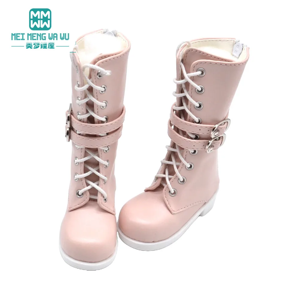 

Fits 1/4 1/3 SD DD MSD Doll mini high boots are white, black, brown Girl Gift