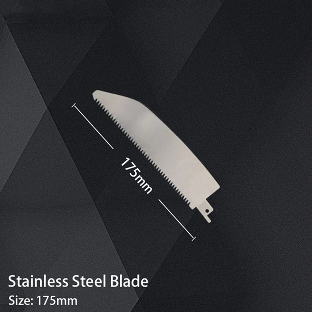 Tools Reciprocating Saw Blades Stainless Steel Blade Fish-shape Blade Replacement 175mm Length Practical Useful