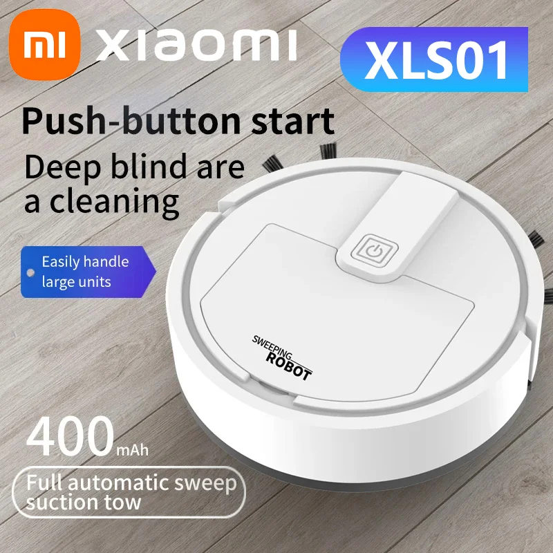 Xiaomi 5 In 1 Smart Sweeping Robot Wireless Vacuum Floor Cleaner Super Suction Power Home Office Use For Pet Hair Carpets Floors