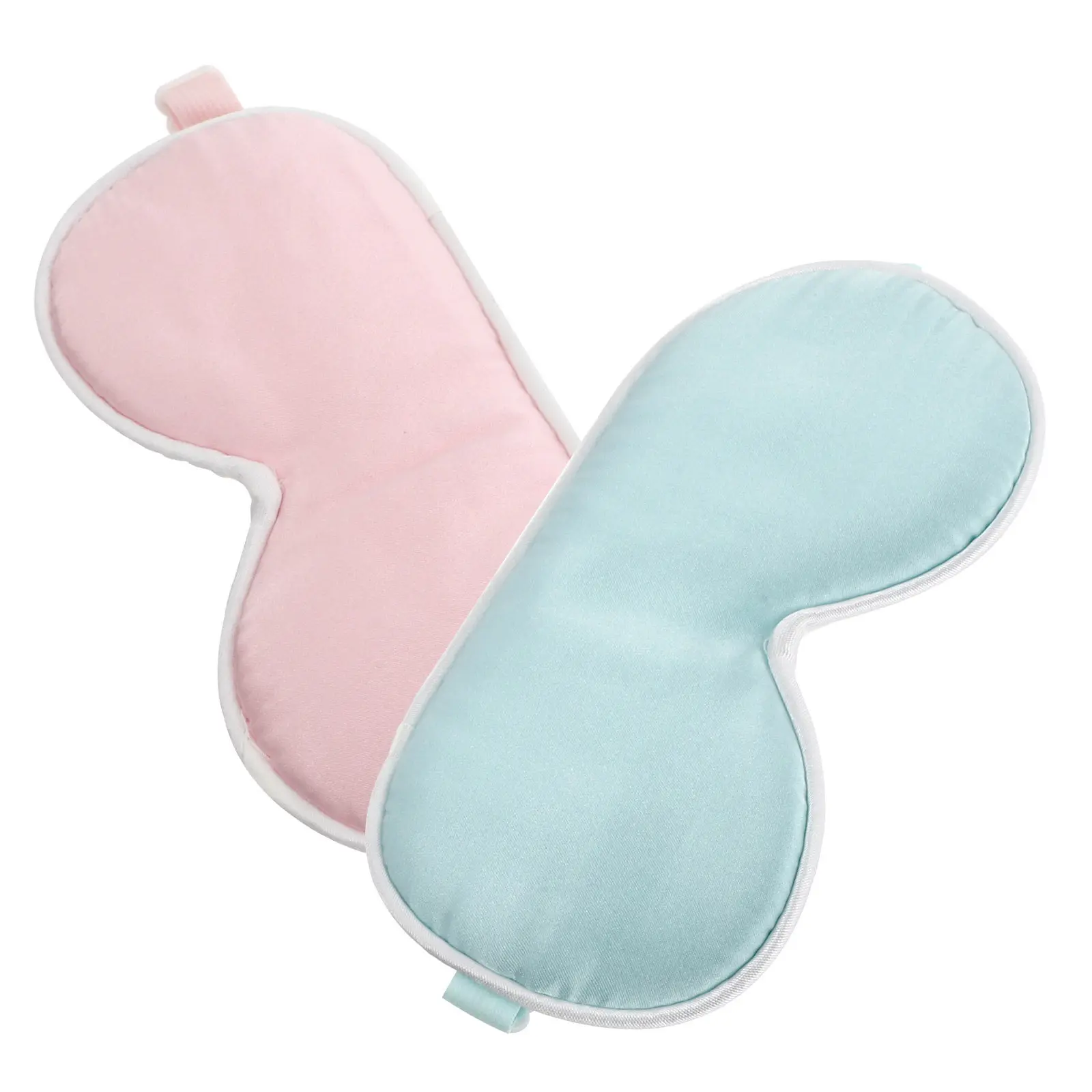 

2 шт. Детские шелковые маски для сна, легкие, дышащие, мягкие, регулируемые, для защиты глаз от света