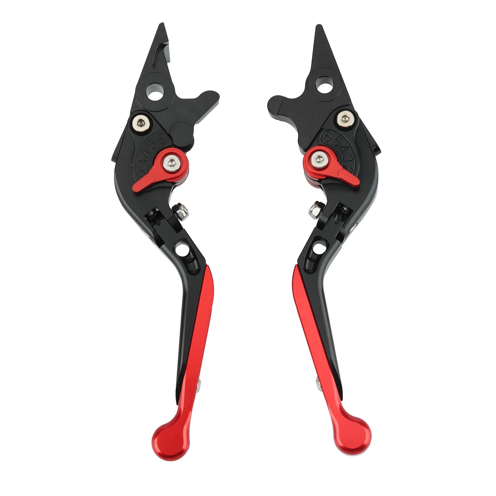 Motorcycle Accessories Folding Extendable Brake Clutch Levers Fit for HONDA ADV150 ADV 150 2019-2020(Black+Red)