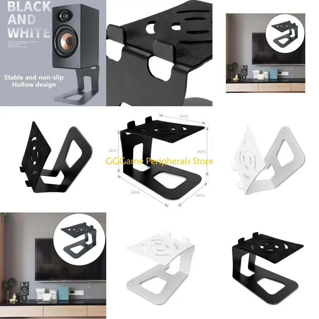 

U55B Stylish Aluminum Speaker Base Speaker Stands For Improved Acoustics Claritys