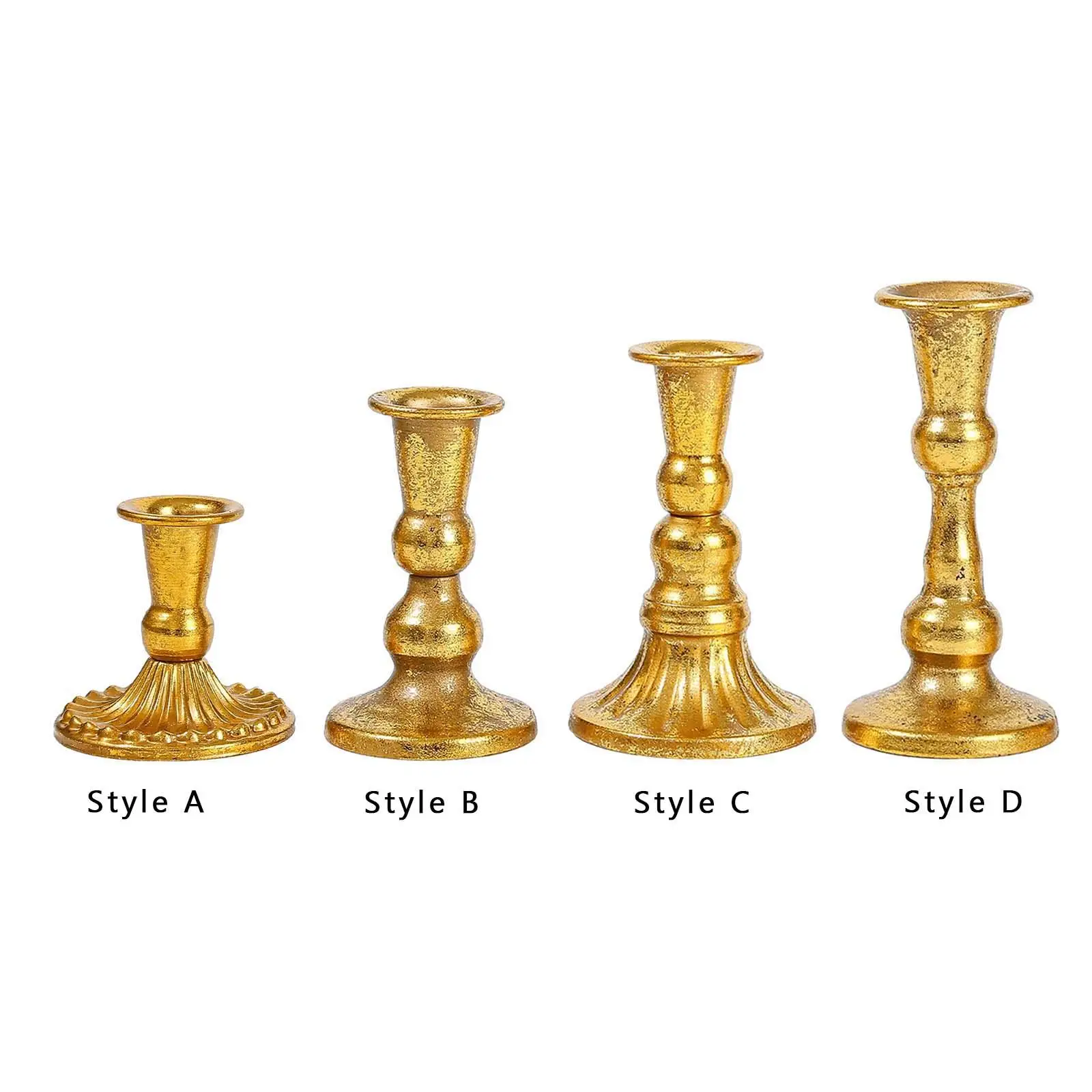 Pillar Candle Holders, Iron Candelabra, Stand for Home Decor, Farmhouse Table,