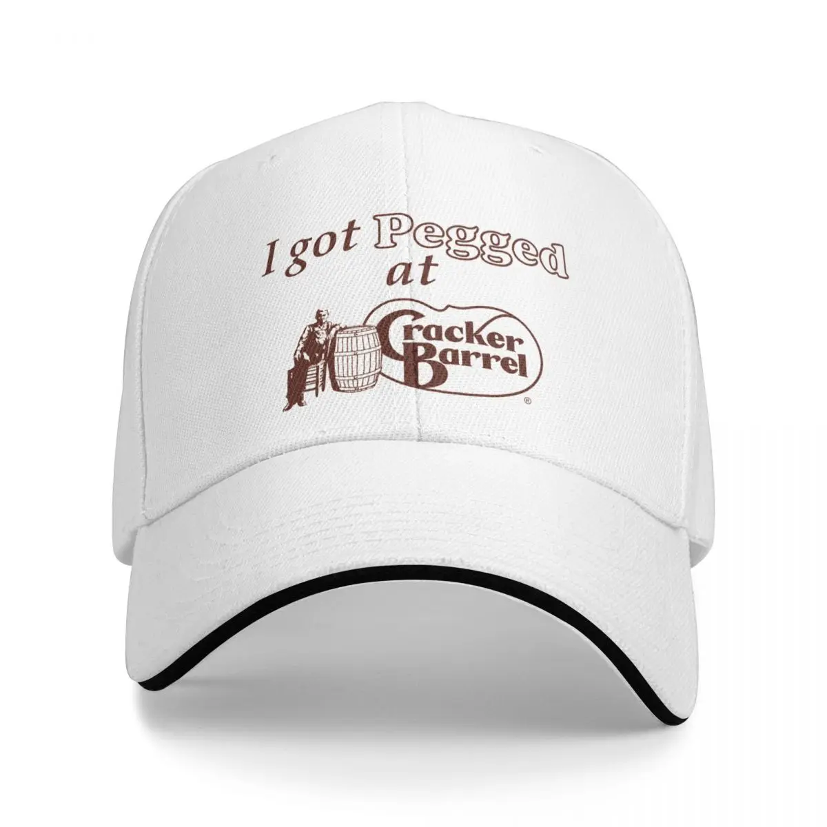 I Got Pegged at Cracker Barrel Old Country Store Cap Baseball Cap hats elegant women's hats Men's