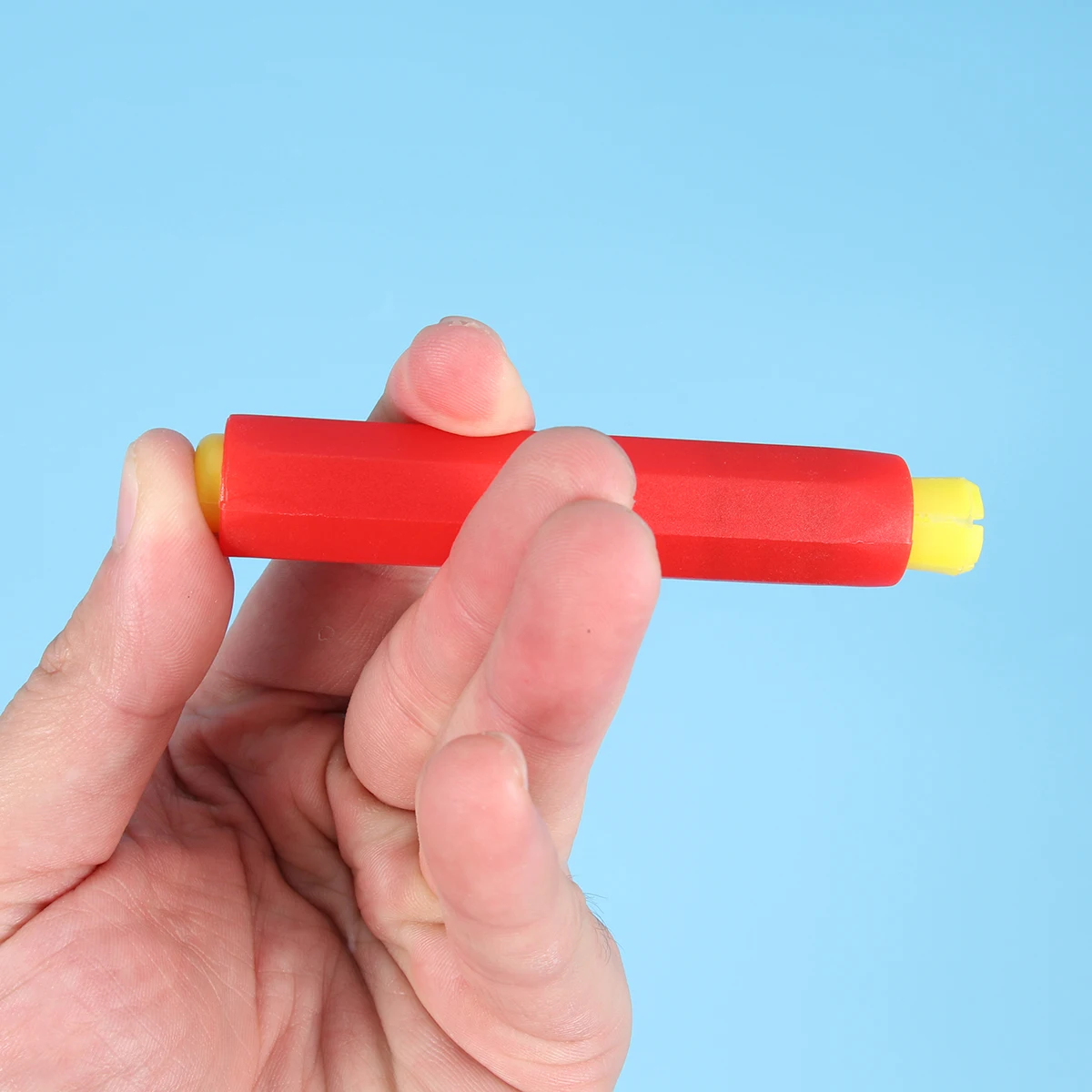 

20pcs Plastic Chalk Holder Colorful Clip Dust Free Long Lasting Office Kindergarten Saving Chalk Avoid