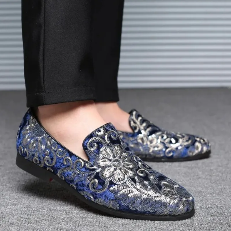 

Men's Dress Shoes Gothic Business Casual Shoes Fashion Stage Performance Shoes for Man Exquisite Wedding Shoe Zapatos De Hombre