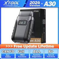 XTOOL Anyscan A30 OBD2 Full System Diagnostic Tools Bluetooth Scanner Bi directional Code Reader CAN FD Free Update Lifetime