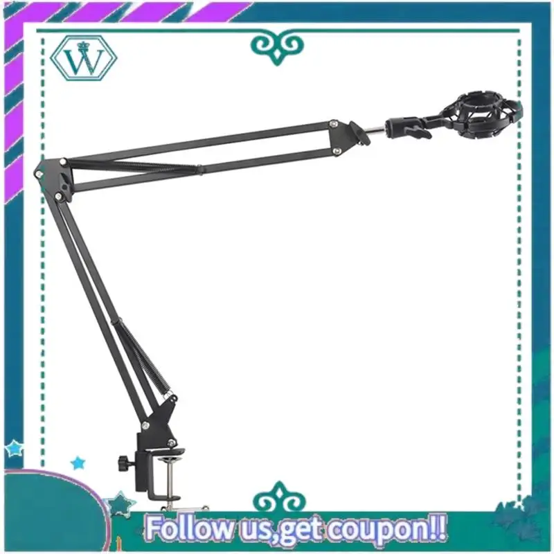 

A75Q-подставка для микрофона, настольная универсальная консольная подставка для микрофона, подставка для микрофона с ударным зажимом для микрофона