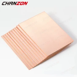 10Pcs 7x10 cm Single Sided Copper Plated Clad Laminate Universal Circuit Prototype Flexible PCB Board for Etching DIY