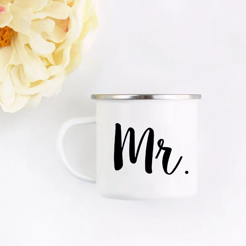 Wifey Hubby Mugs Mr and Mrs couple Mug Bridal Shower Gifts Wedding bithday gift Mug For Hot Cold Coffee Tea Water Juice
