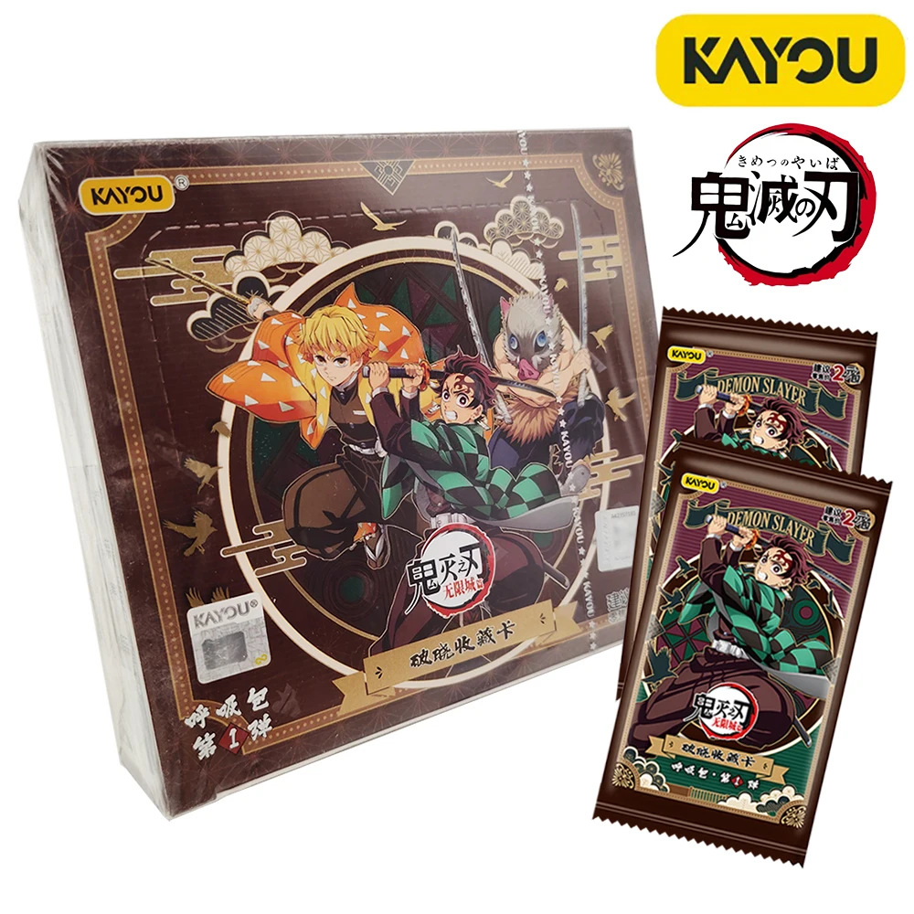 

New Kayou Official Demon Slayer Collection Card Festival Party Surprise Gift for Friends Fantasy Anime Exquisite Peripheral Toys