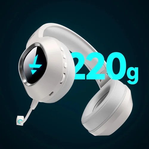 Imagen 2 del producto MCHOSE G9 Pro auriculares inalámbricos para juegos trimodos sonido envolvente 7,1 auriculares deportivos electrónicos micrófono con cancelación de ruido baja latencia ligero