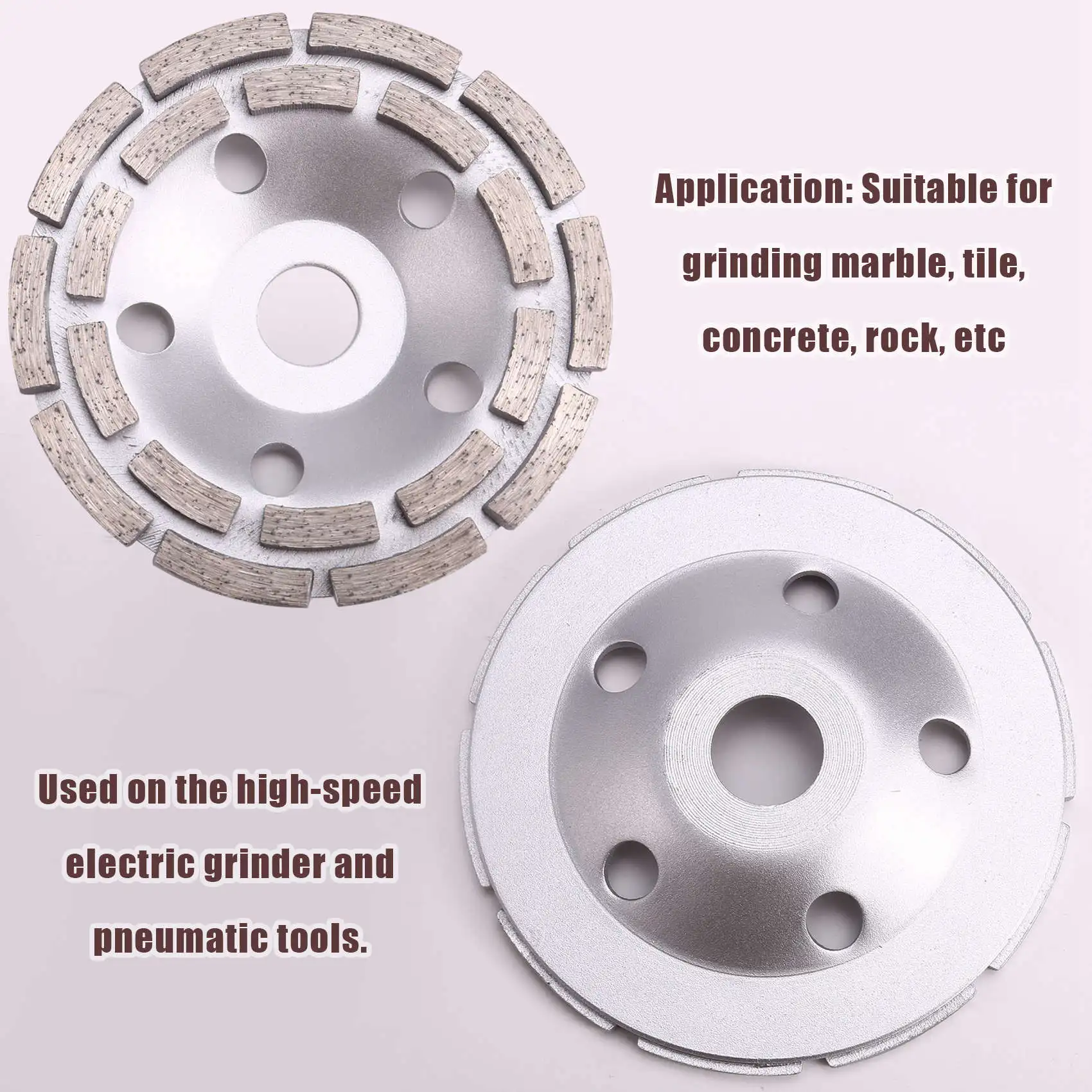 

Y42A-Diamond Grinding Disc 125MM Diamond Grinder Wheel Abrasives Concrete Tools Metalworking Cutting Wheels Cup Saw