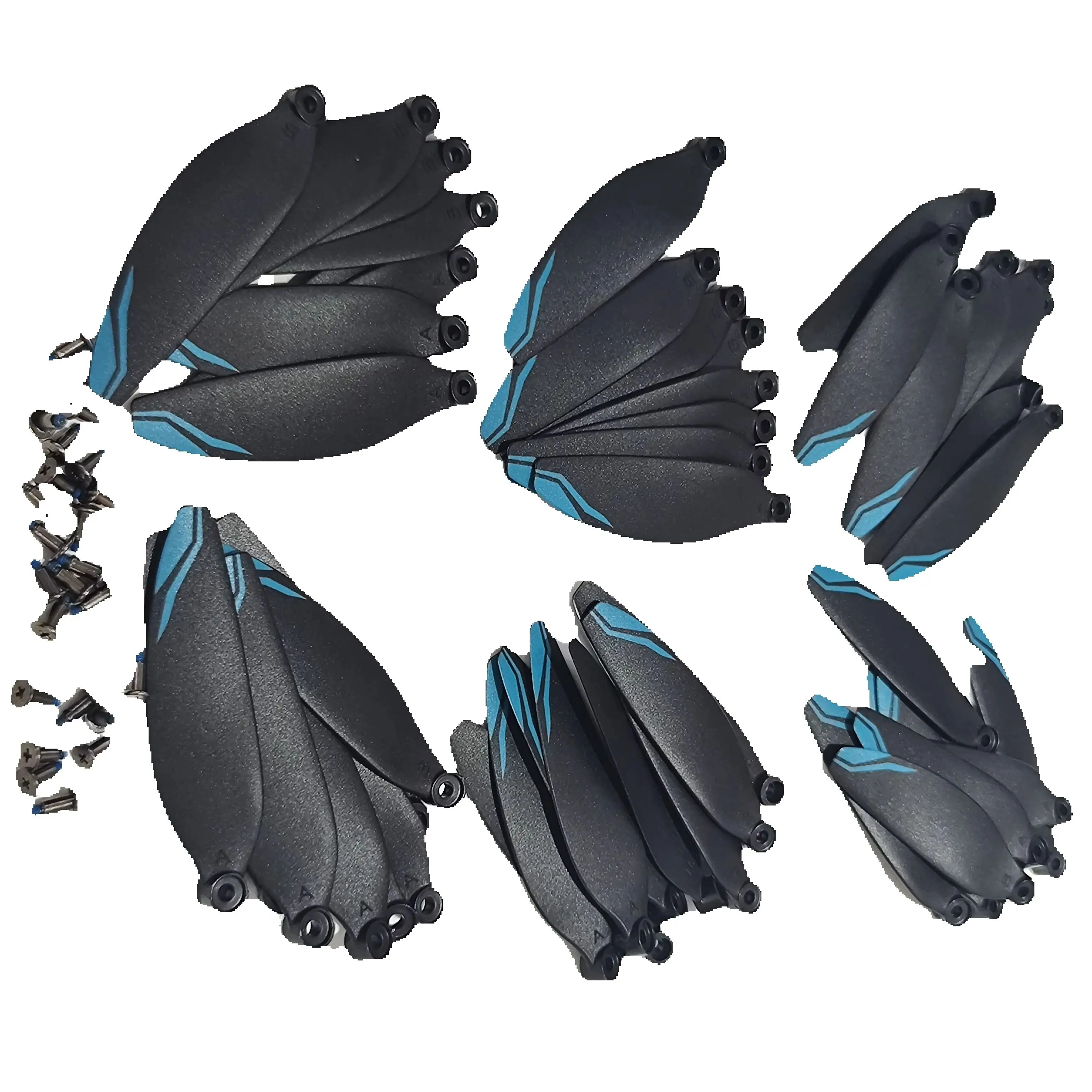 48PCS(6 Sets) GT6 GPS Drone Original Maple Leaf Wings Fan Accessories Blade Propeller Spare Parts Props Accessory for LSRC-GT6