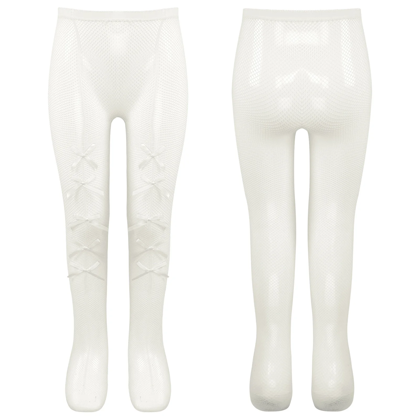 أطفال الأطفال شبكة طويلة الجوارب جوارب طويلة الفتيات الحلو شبكة صيد السمك طماق الأميرة تأثيري حلي ملحق Bowknot تخزين