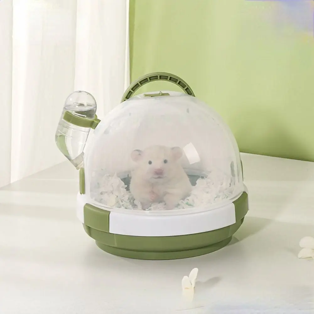 New Small Animal Carrier Rodent Hamster Cage Portable Keep Warm Winter Mini Pet Cage Guinea Pig House Travel Cage for Outdoor