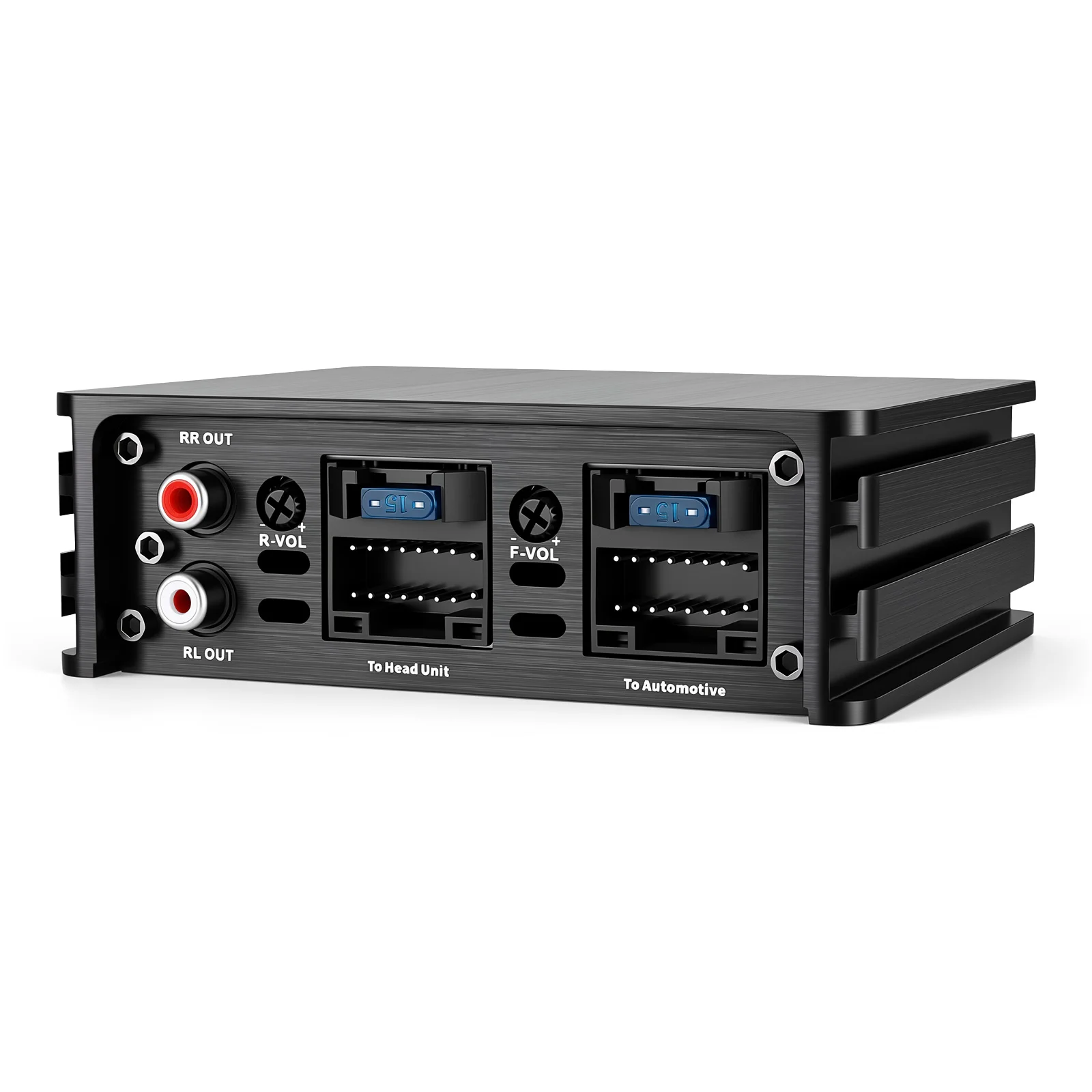 4*60W Auto-Leistungsverstärker, zerstörungsfreie Installation, DSP-Auto-Audio-Lautsprecher für Android-Großbildschirm, dedizierter Verstärker – Detail 12