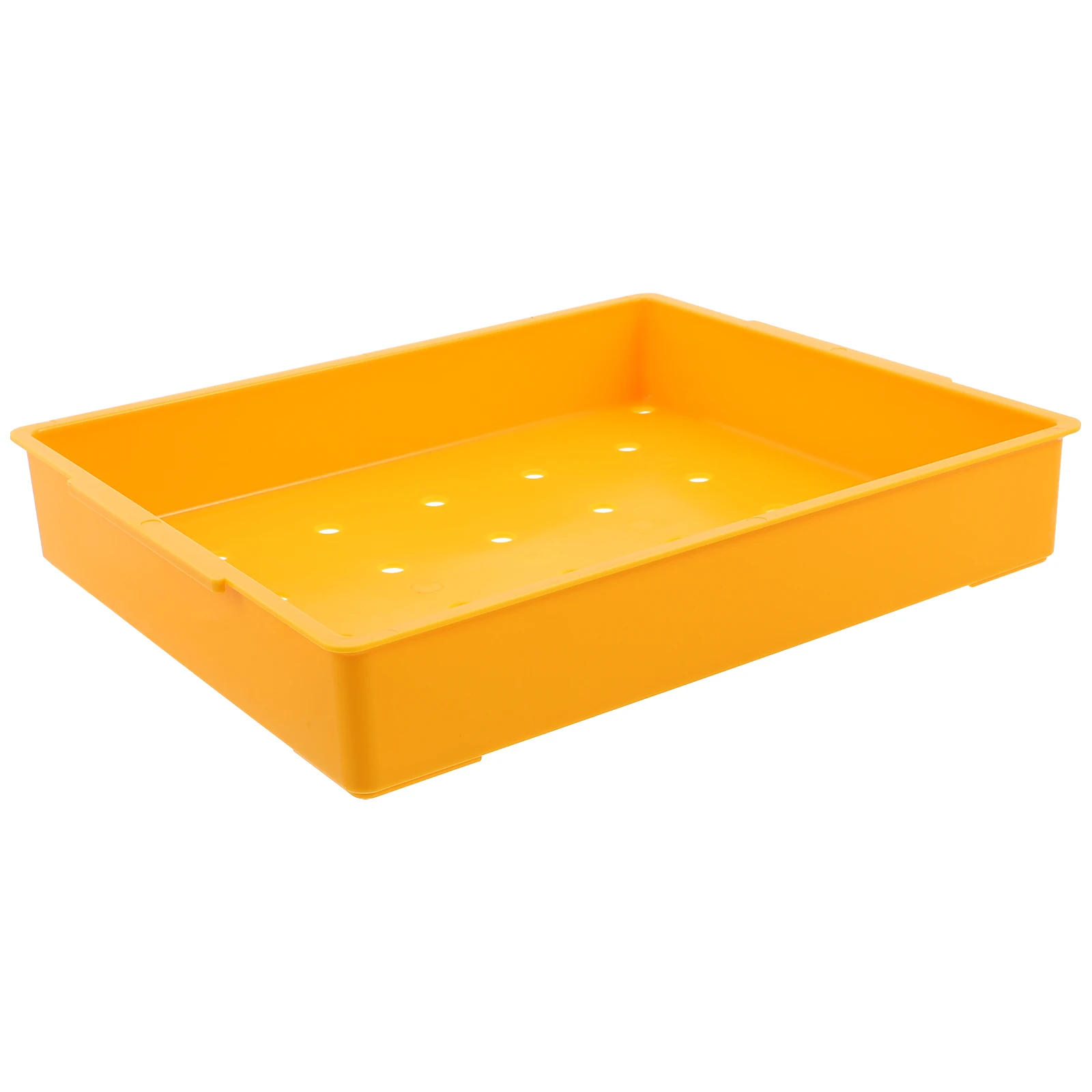 

1PC Golf 30 Balls Yellow ABS Large Capacity Square Shape Practice Accessories Storage Container Golf Tools