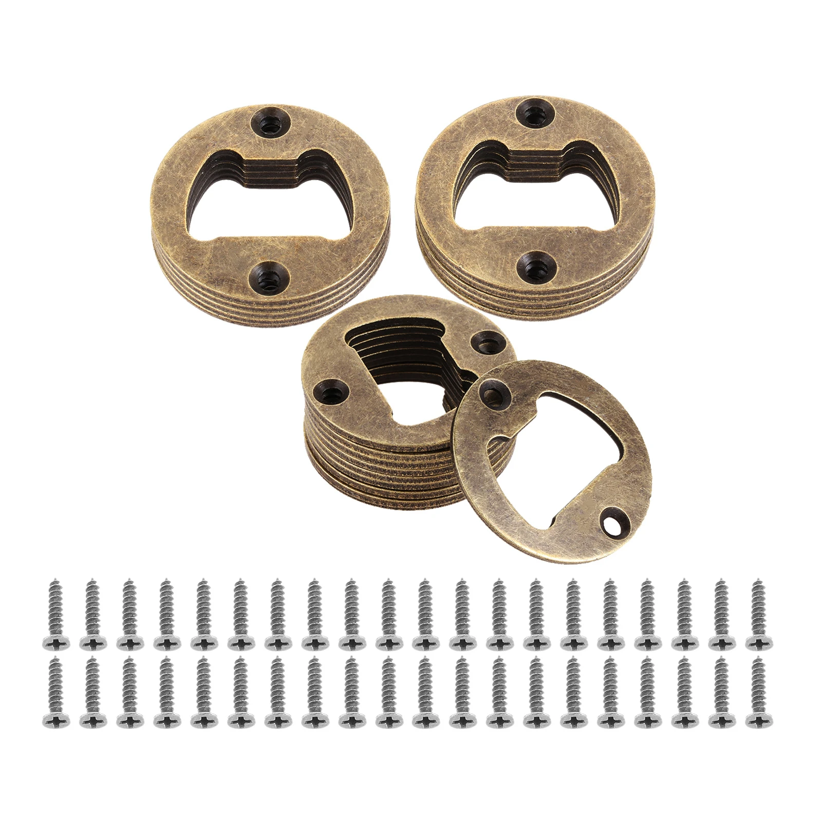 Opener Bottle Beer Kitinsert Making Tools Parts Diy Supplies Accessories Inset Metal Round Remover Accessory Cap Part Iron Flat view 3