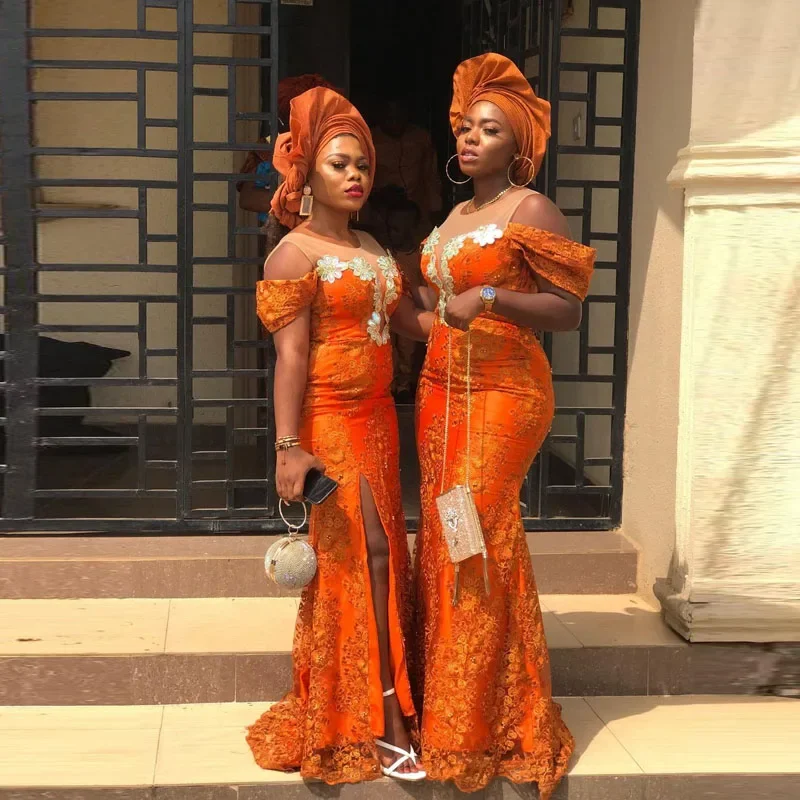 Aso Ebi Vestidos Of…