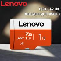 Lenovo Memory Card 2TB 1TB U3 V30 4K Full HD Micro TF Mini SD Card 512GB 256GB 128GB TF Memory Flash Card for Phone/Computer