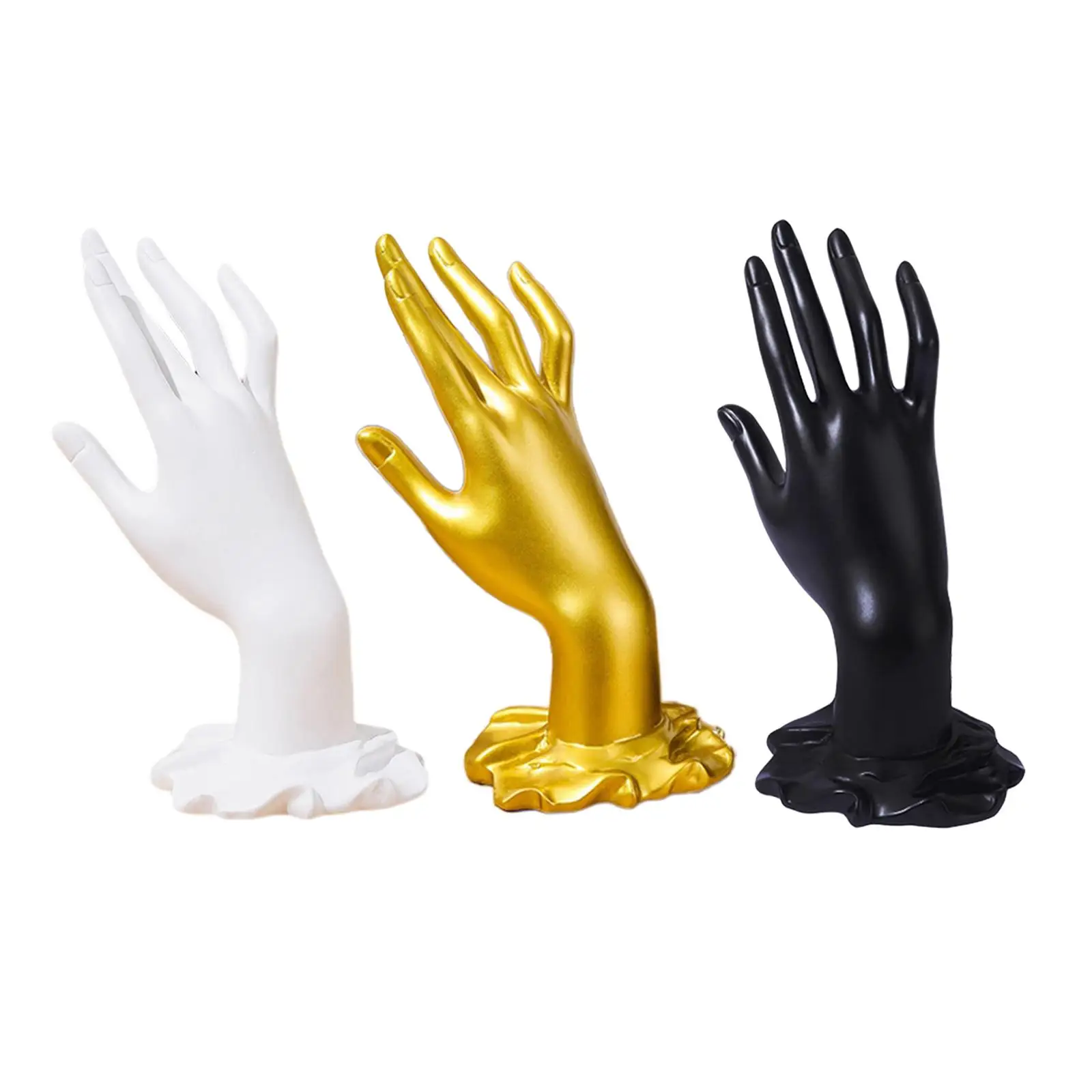 

8" Female Mannequin Hand White for Jewelry Bracelet Ring Watch Gloves Display