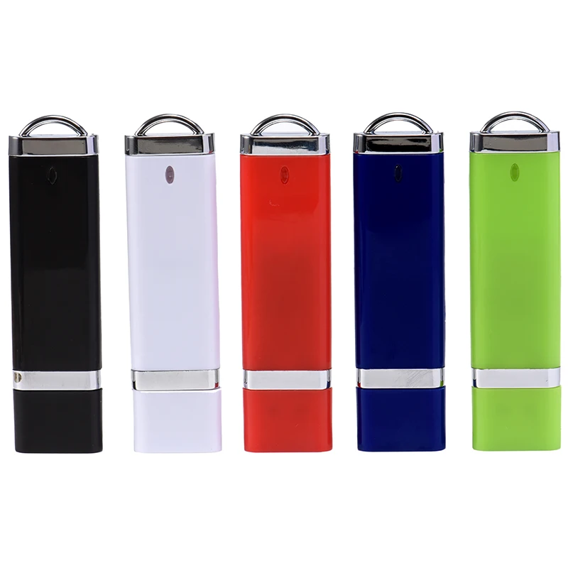 JASTER USB Flash Drive 64GB Plastic Box Memory Stick Creative Business Gifts Pen Drive 32GB Red Blue Black Green Pendrive 16GB