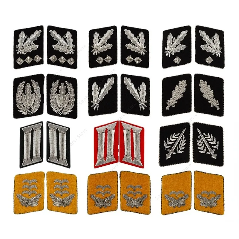 

Вторая мировая война, WW2, немецкая офисная солдатская форма, значок на воротнике для аксессуаров для курток