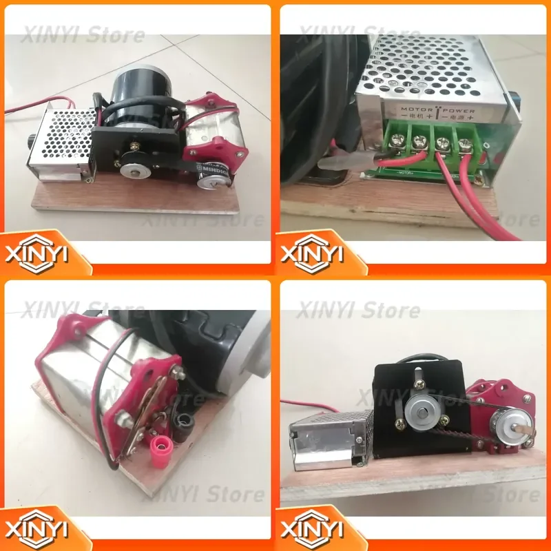 Magneto Telephone Generator Gearbox 110-220V AC PM Motor Drive System Permanent Magnet AC Motor with Gearbox for Power