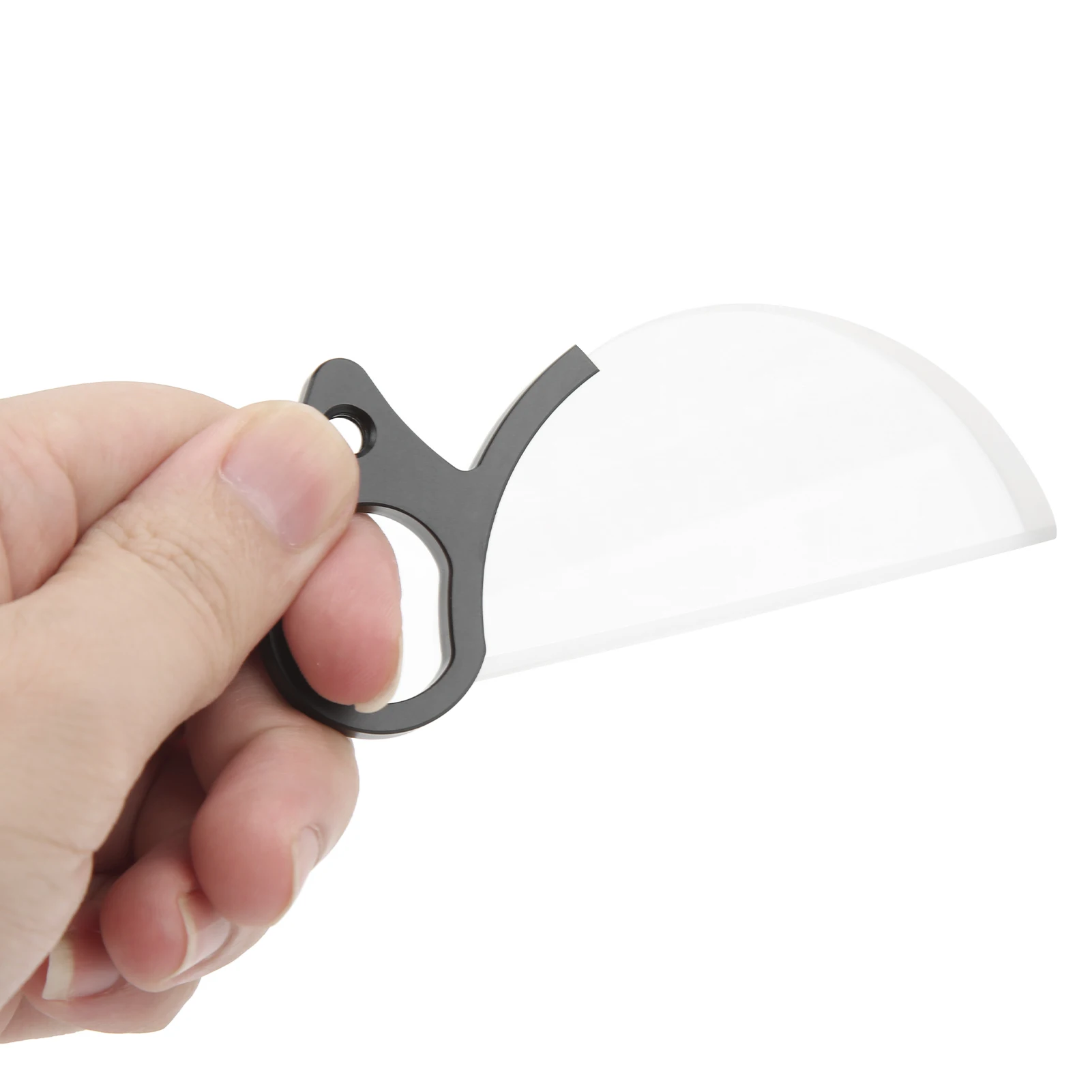 80mm Camera Lens Prism Optical Glass Handheld Special Effect Filter Half Moon Photography Accessories new