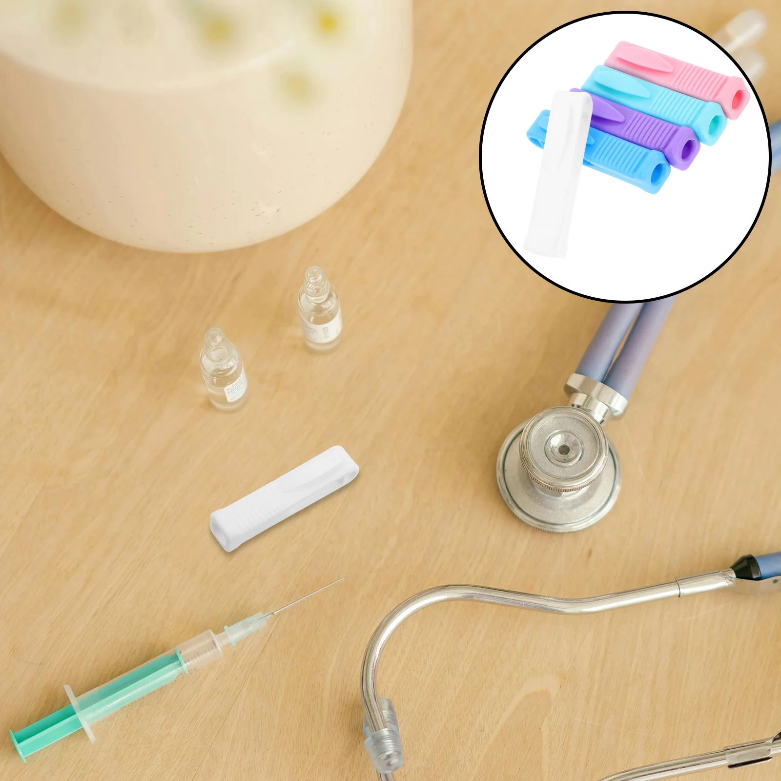 

5Pcs Multi-Function Bottle Opener Plastic Glass Ampoule Vial Cap Remover Medical Opener Safe Compact Portable for Nurses Doctors