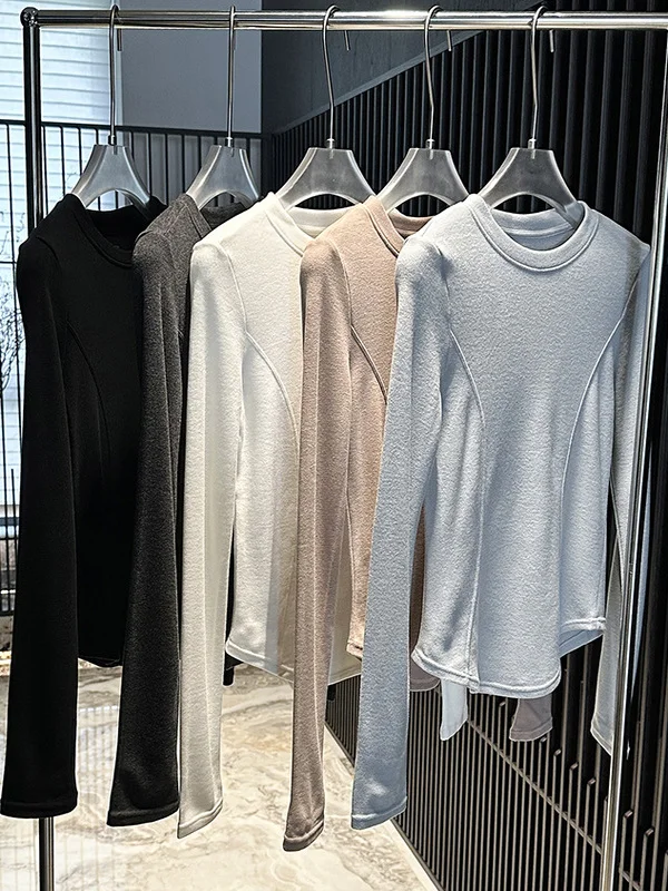 

Женская термофутболка Kardaian с длинным рукавом из волокна Lenzing, приталенная, готовая к носке, дышащая, из мягкой нейлоновой смеси