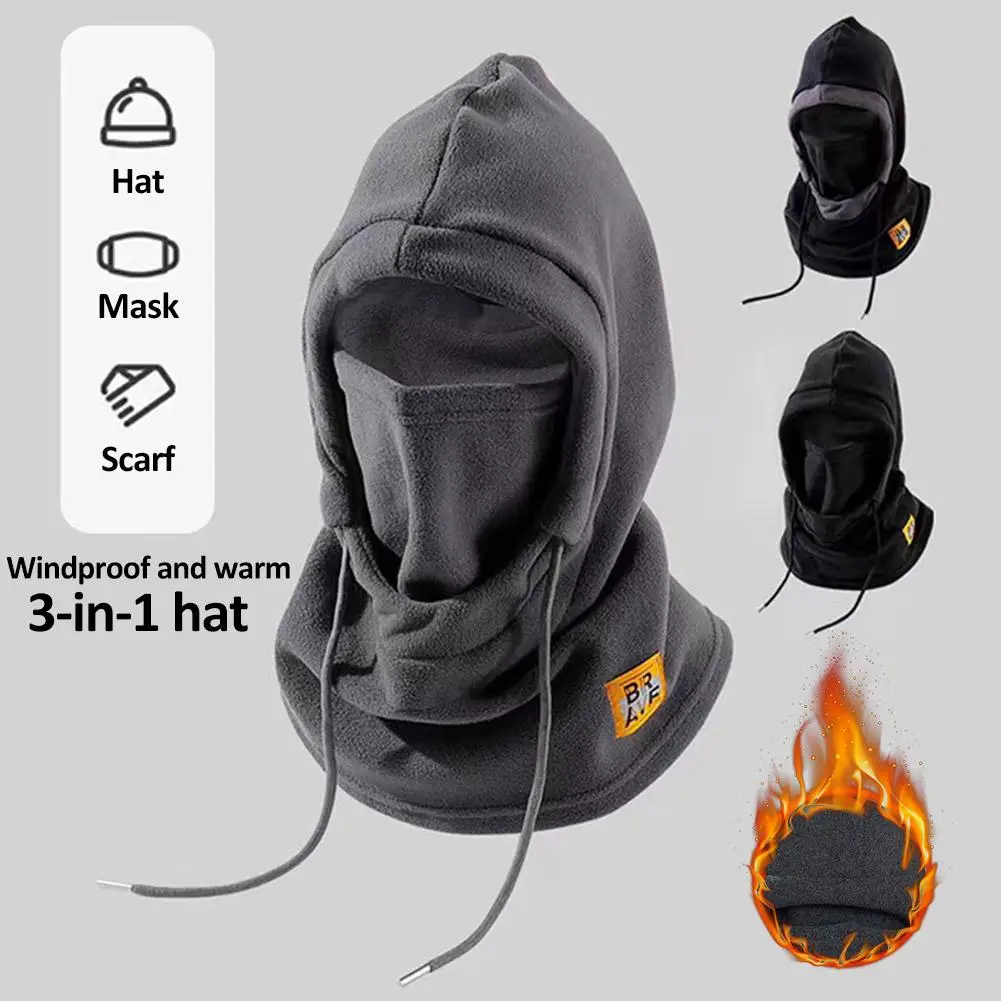 Balaclava Face Masks Windproof Thermal Fleece Ski Mask Cold Weather Full Face Neck Cover Warmer for Cycling Climbing Outdoor