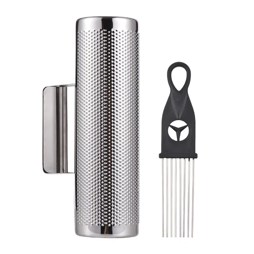 Imagen 2 del producto Instrumento Guiro de acero inoxidable de 12 pulgadas con raspador, agitador Guiro, instrumento de percusión latina, herramienta de entrenamiento Guiro para banda de Jazz