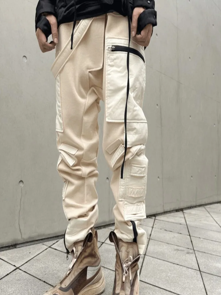 Design Multi-Pocket Patch Techwear Military Style Pants High Street Men's and Women's Casual Trousers