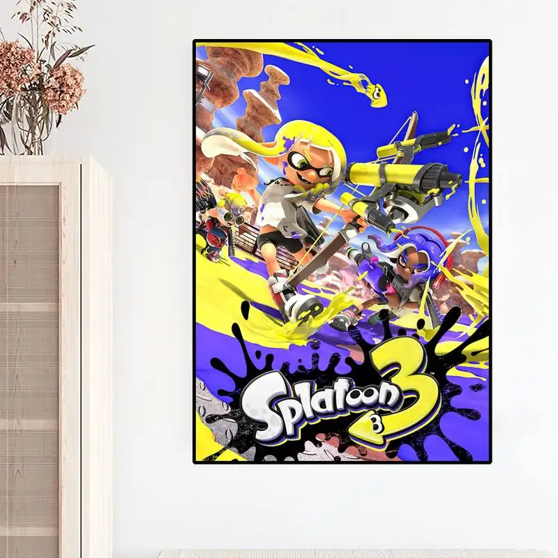 Game Splatoon 3 POSTER Prints Wall Painting Bedroom Living Room Decoration Home