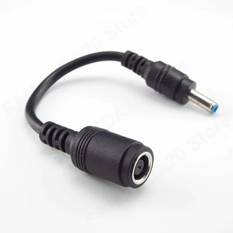Female 7.4mm x 5.0mm to 4.5mm x 3.0mm Male Charger power supply Adapter Connector Converter Cable DC Jack for dell hp Laptop m20