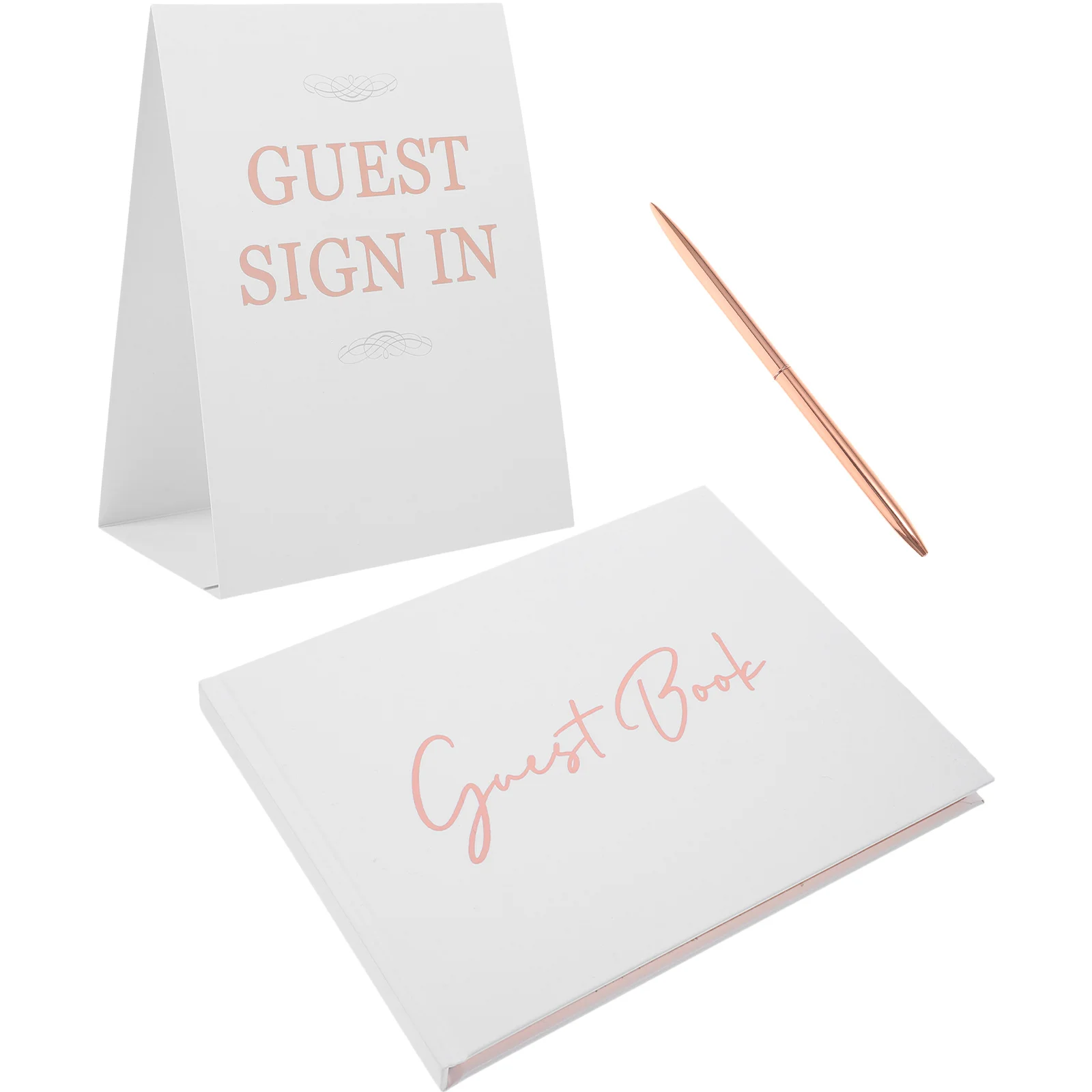 

1Set Wedding Guest Book Elegant Sign in Book Long Lasting Messages Bridal Shower Gift Keepsake Guestbook Bridal Shower Gift