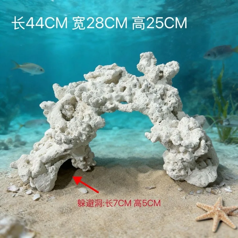 Handmade Ceramic Sea Anemone Shelter Clownfish Hosting CaveSaltwater Aquarium Decoration Reef Tank Ornament aquarium accessories