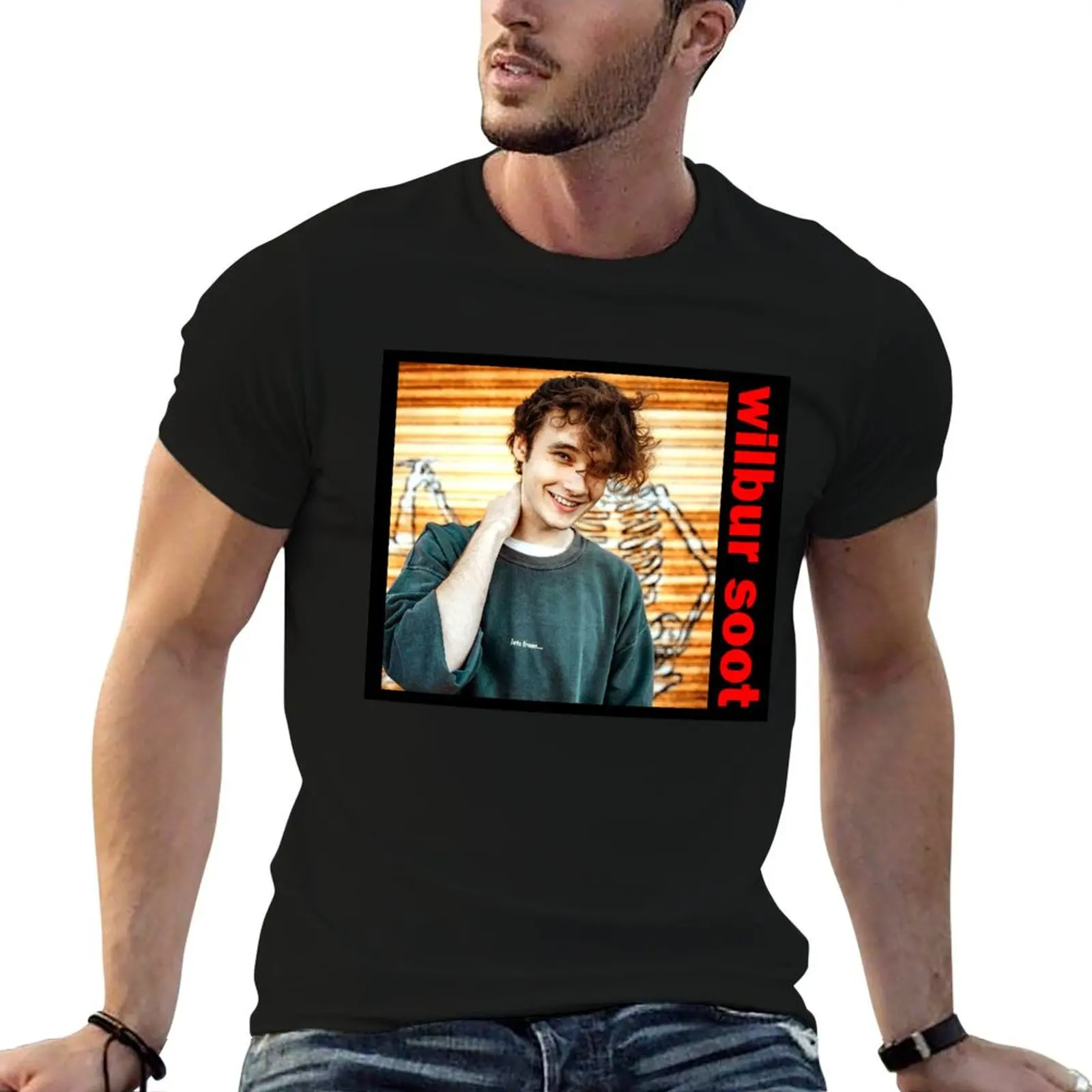 

Футболка Wilbur Soot с принтом, мужские футболки с аниме, мужская футболка