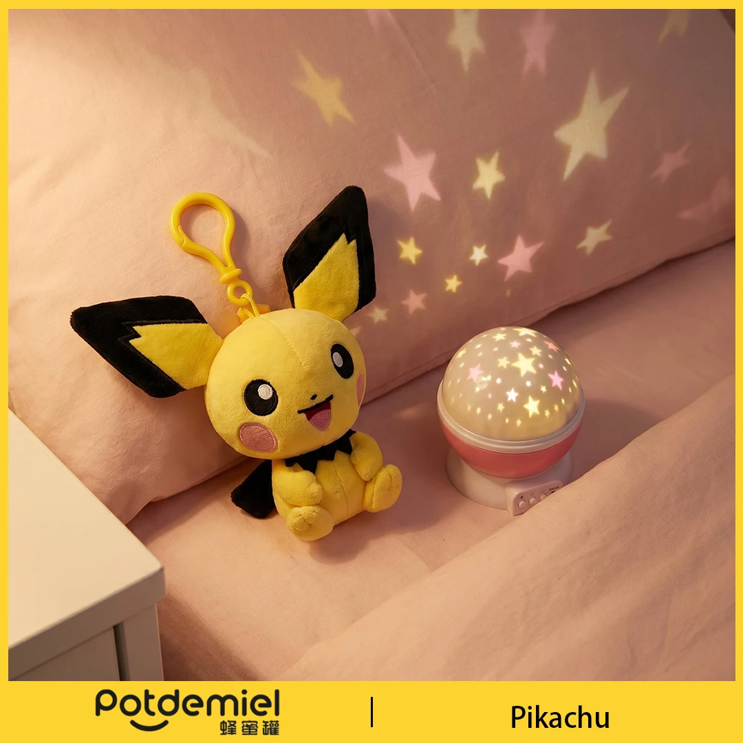 Potdemiel Pokemon Pichu Plush Infant Toy Soft Fluffy Warm Gentle Cute Baby Shower Gift Nursery Room Decor Toddler Accessory view 3