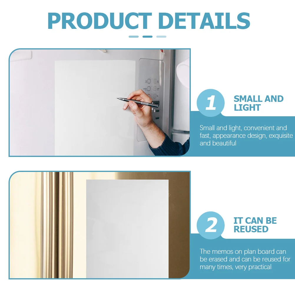 Magnetic Message Small Portable Reusable Planner Tool For Office Home School Fridge Whiteboard Note Board Magnetic Plan