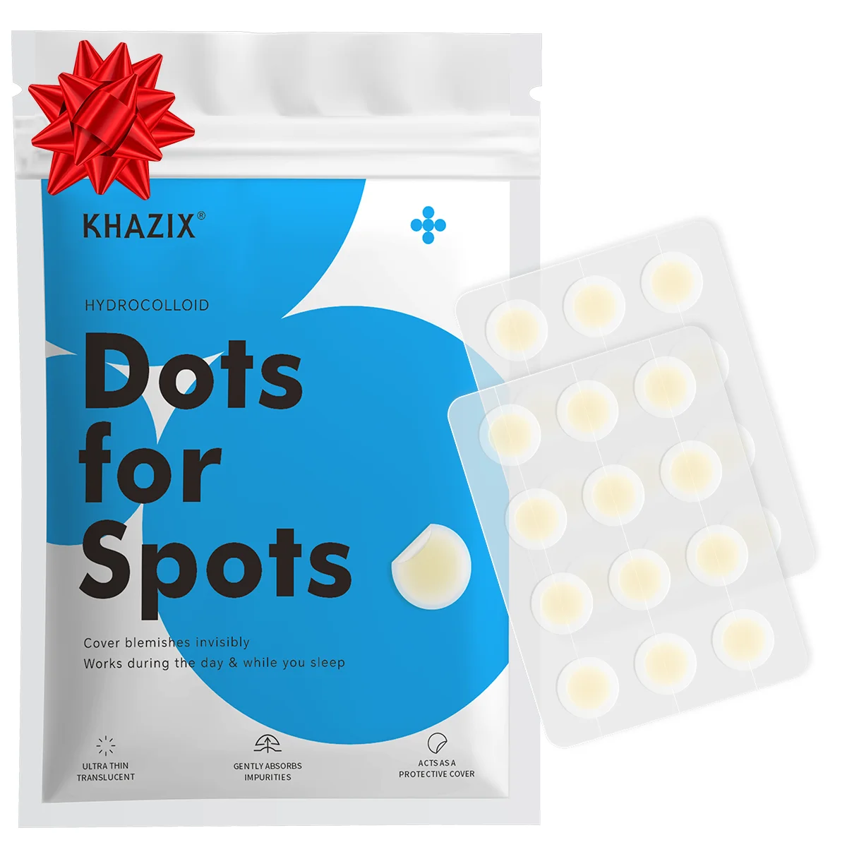 24/384pcs Clear Round Hydrocolloid Acne Patches, Invisible Pimple Patches for Face Zit & Blemish Treatment